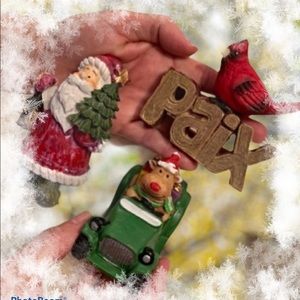 🎄🆕 3 Christmas Figurines